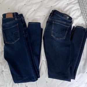 2 size 00 American Eagle jeans